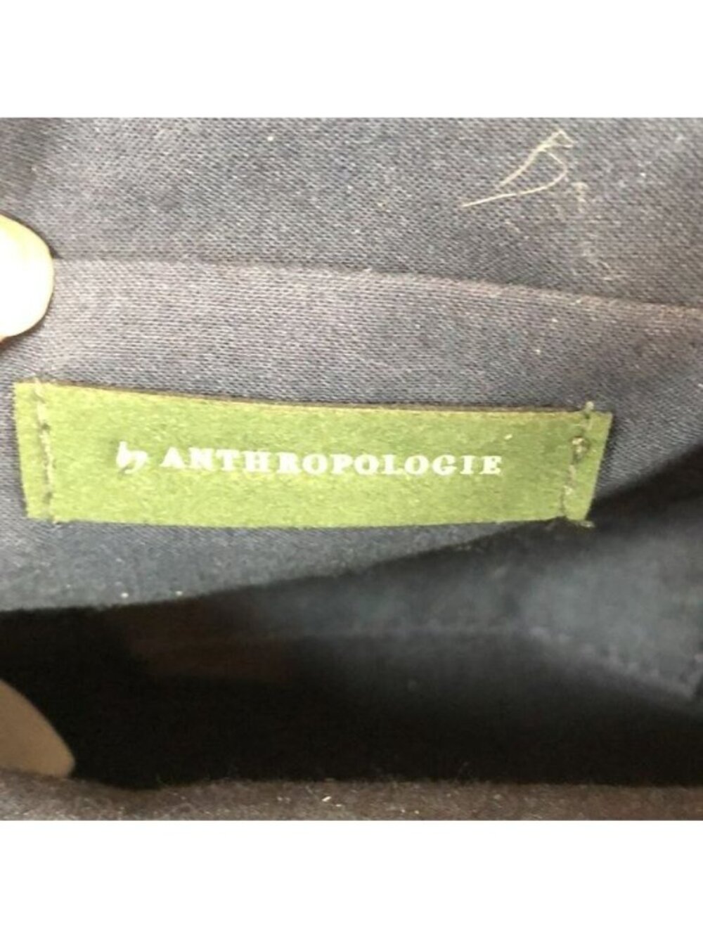 Anthropologie Womens Mollie Black Velvet Clutch Purse Bag with Chain Strap - Picture 4 of 11